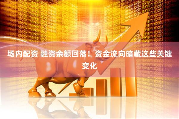 场内配资 融资余额回落！资金流向暗藏这些关键变化